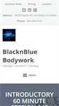 Mobile Screenshot of blacknbluebodywork.com